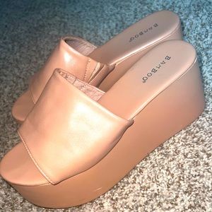 Bamboo Platform Shoes ✨